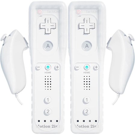 Uusin 2 kpl Wii-kaukosäädin sisäänrakennetulla Wii Motion Plus -ominaisuudella | Värisevä Wii