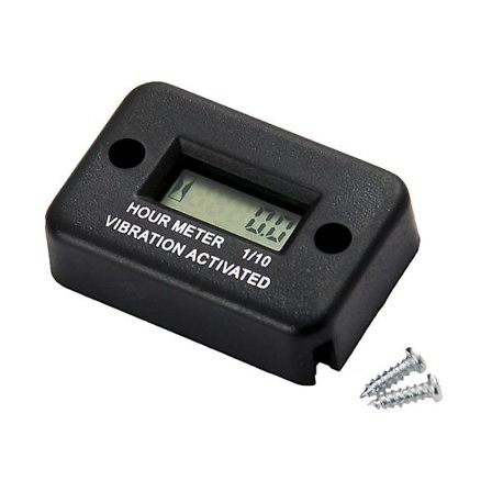 Moottoripyörän moottorin pyörän kierroslukumittari Digitaalinen tuntimittari Tärinäajastin Kaasumoottorin tuntimittari Digitaalinen kierroslukumittari