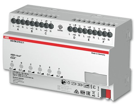 ABB 2CKA006197A0049 Dimmer 210 W Antall utganger: 6, Elfordeling & strømforsyning