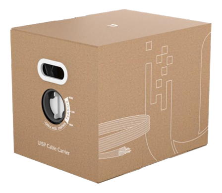 Ubiquiti UISP Cable Carrier - samlet kabel - 305 m - svart