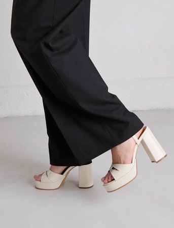 Jonak Paris 264-Justine Cuir Brillant - Cream - 41