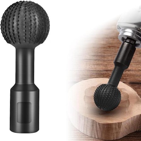 Pallopääjyrsin - puuntyöstöön tarkoitettu pyörivä jyrsin - puuntyöstöjyrsin porakoneisiin - 14 mm - sopii 115/125 mm kulmahiomakoneisiin