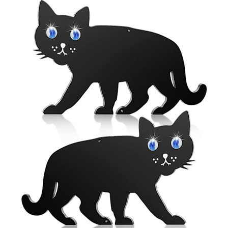 Puutarhan Pelätin Kissa Heijastavilla Marmori Silmillä - 2 Pakkausta Paras Kissansuojelu Puutarhaan - Kissansuojelu Puutarhaan - Kissansuojelu - 