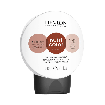 Revlon Professional Nutri Color Filters 642 Chestnut Hårfärg Unisex 240 ML