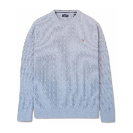 Gant - Stickade Tröjor - Blå - Herr - Storlek: 2xl, Herr, Storlek: 2XL