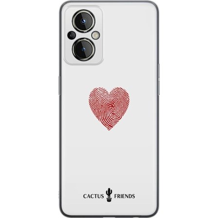 Yhteensopiva Puhelinkuori OnePlus OnePlus Nord N20 5G Cactus and Friends - Fingerprint Love