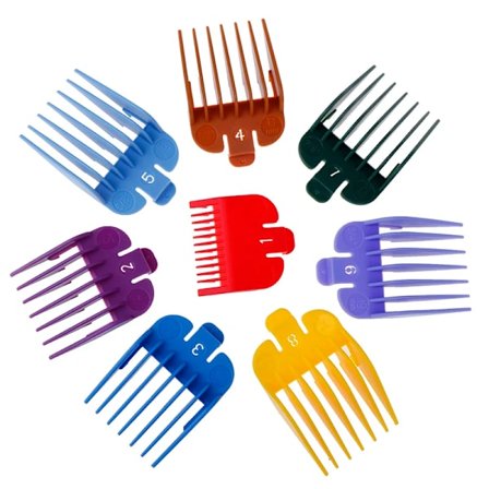 Hot Sale!!! 8 stk. Universal Hårklipper Begrensningskam Guide Feste Størrelse Erstatning Frisør