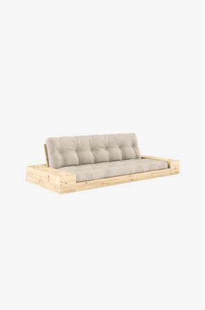 Karup Design - Base Sovesofa m. 2 sidebokse Tre-personers - Beige - Sovesofaer - Fra Homeroom