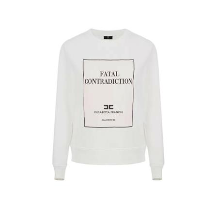 Elisabetta Franchi Sweatshirts Hvid, Dame