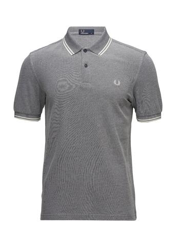 Twin Tipped Fp Shirt Polos Short-sleeved Blå Fred Perry