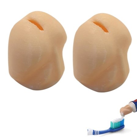 Sjov tandpasta-beskytter Selvlukkende tandpasta-dispenser til børn Voksne Badeværelsestilbehør Ingen rod Ingen spild