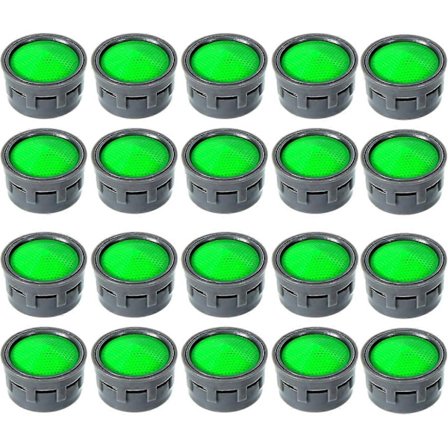 20 stk. Vandhane Filter - Vandhane Luftblander - Vandhane Plastik Indsats Udskiftningsdyse Filter - Til Køkken, Badeværelse