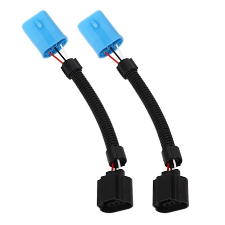 Forlygte Konverteringssele 9007 9004 HB5 Han til H13 9008 Hun Adapter Erstatning for Ford 1999-2004 [DB]