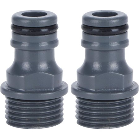 2 kpl G1/2 uroskierteinen pikaliitinnippa puutarhaletkuhana