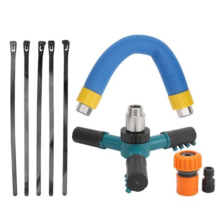 Trampoliini Pyörivä Sadetin Puutarhan Kastelutyökalu Nurmikolle Lapsille Kesän Ulkoilulelu Vihreä L