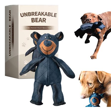 Ubrydeligt Bjørnelegetøj til Hunde Opgraderet Version Tyggesikkert