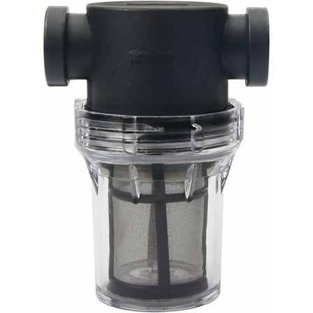 Rørledning Vandpumpefilter 1/2 med 100 Mesh Rustfrit Stål Si, Inline Mesh Filter til Havevanding