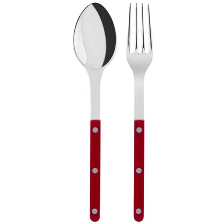 Sabre paris Bistrot Solid serveringsset 2 delar, burgundy | Dukning & Servering > Bestick > Serveringsbestick | Bagaren och Kocken