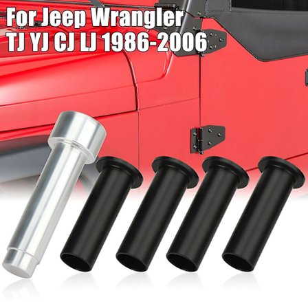 Dørhengselpinneforinger Bushings verktøysett for Jeep Wrangler TJ YJ CJ LJ 1986-06