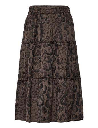 Recycled Polyester Skirt Brown Rosemunde Kids