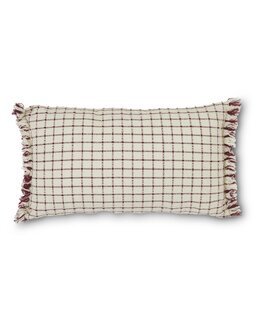 Pudebetræk Noor Ternet Rød