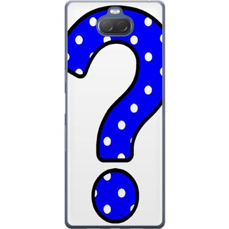 Kompatibelt Mobildeksel til Sony Xperia 10 Plus Spørsmålstegn Fyndiq og CDON