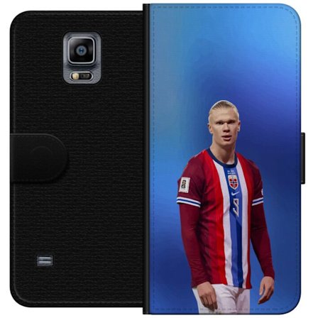 Kompatibelt Lommeboketui til Samsung Galaxy Note 4 Erling Haaland Manchester City Norge fotball angriper toppspiller utrolig målproduksjon kraftig ras