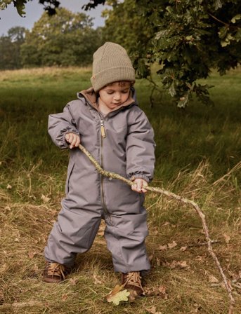 Lil'Atelier Nmmlasnow10 Snowsuit Fo Lil - Grey - 98