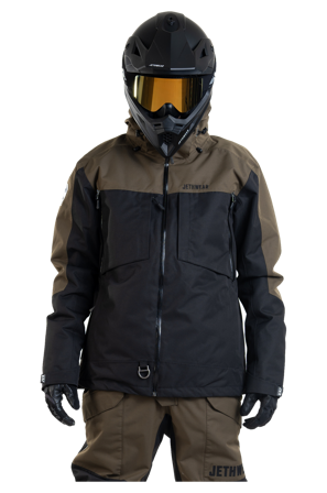 Talvitakki Jethwear Venture (2025) S.A.F.E Musta/Oliivinvihreä XL