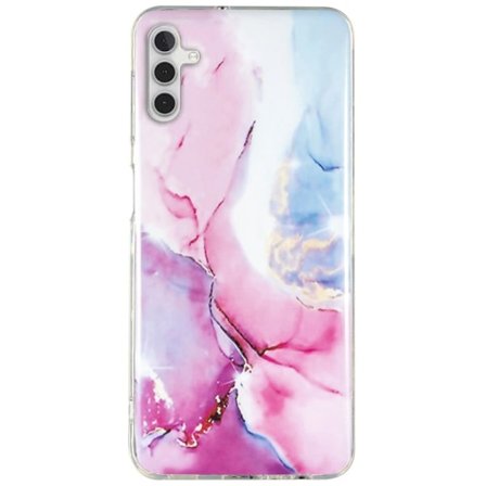 Marble Samsung Galaxy A13 5G Etui - Rosa / Blå