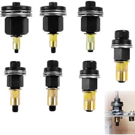 Käsiniittimutterit, sopivat M3 M4 M5 M6 M8 M10 M12 käsiniittauspääsarjaan, teräksinen pneumaattinen niittauskoneen niittimutteri, manuaalinen 