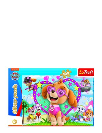 Trefl | Trefl 100 Bit Glitter Paw Patrol | ONE SIZE