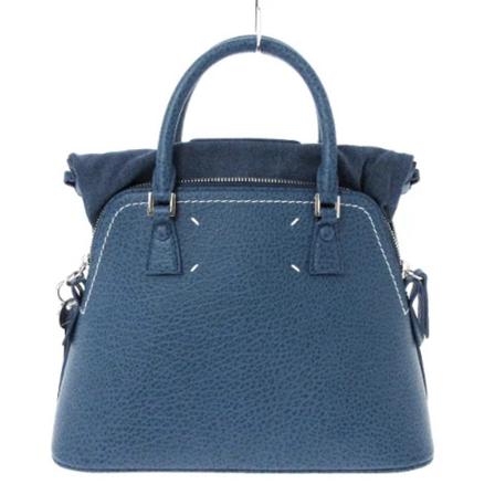 Maison Margiela Pre-owned Pre-owned Læder hndtasker Blå, Dame Vintage Tasker, Størrelse: ONE Size