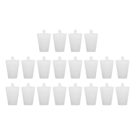 20 stk. Silikone Konisk Prop Højtemperaturbestandig Sprøjte Konisk Prop til Beskyttelse