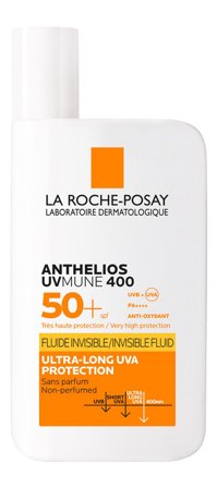 La Roche-Posay Anthelios UVMune Invisible Fluid SPF 50+ 50 ml, Skincare, Ansigtspleje, Uren Hud
