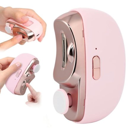 Tånegl til tykke tånegle Elektrisk negleklipper Automatisk negletrimmer 2 i 1 Negle- og fjerner til hænder og fødder Ideel til ældre