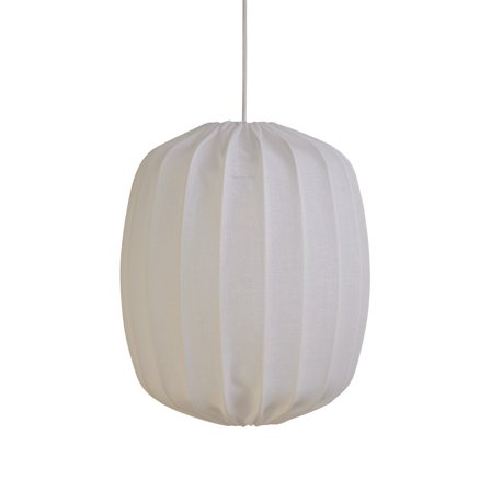 Watt&veke Prisma loftslampe i hør 35 cm, hvid | KitchenOne