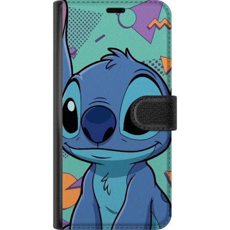 Kompatibelt Plånboksfodral till OnePlus Nord CE 2 Lite 5G Färgstark tecknad blå karaktär med stora ögon, geometriska former och retroinspirerad b