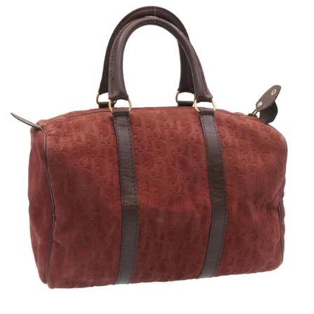 Dior Vintage, Pre-owned Handbag Rood, Dames, Maat:ONE Size,leer