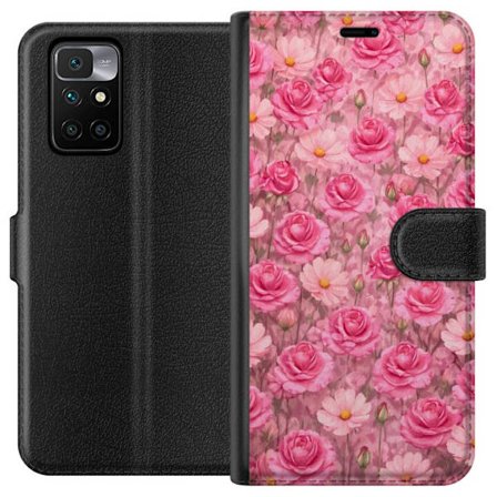 Yhteensopiva Lompakkokotelo Xiaomi Redmi 10 Petal Reverie Blush Rose