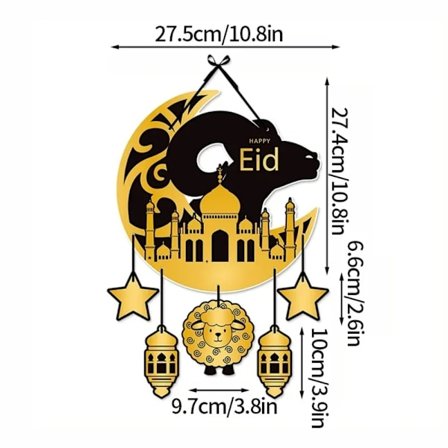 Eid Mubarak riippuvat riipus juhlat riippuvat lippu B B