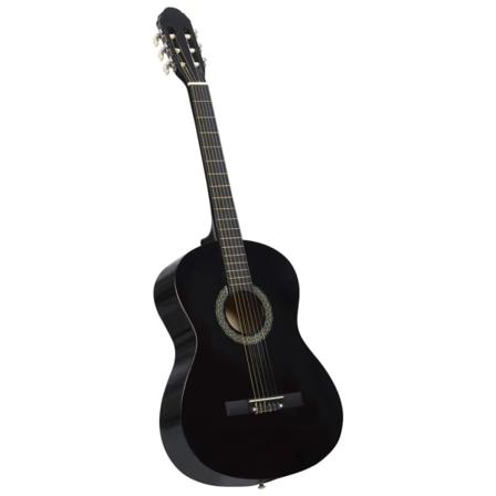 Vidaxl Gitarr För Nybörjare Med Fodral Klassisk Svart 4/4 39"