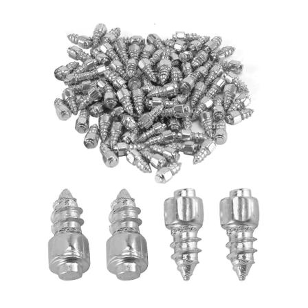 9 mm dekkpigger snøpigger antisklis anti-is for bil lastebil sykkel støvel motorsykkel atv suv auto-haoyi [DB] silver