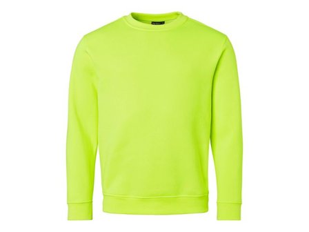 TOP SWEDE Sweatshirt 240 fluor. gul L - Lyreco - Arbetskläder - Arbetströjor - Sweatshirts och koftor