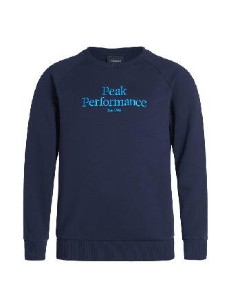 Peak Performance Junior Original Crew Children long-sleeved sweaters Blue 150