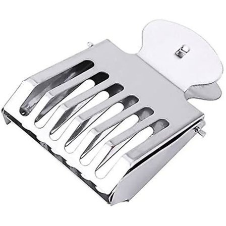 Bokklämma King Cage Queen Bee Sandwich Love Bee Prisoner King Cage Bee 2 st Silver