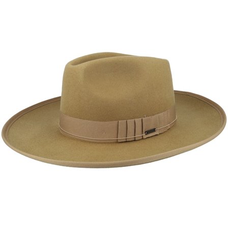 Brixton - Beige fedora Kapelusz - Reno Dune/Dune Fedora @ Hatstore