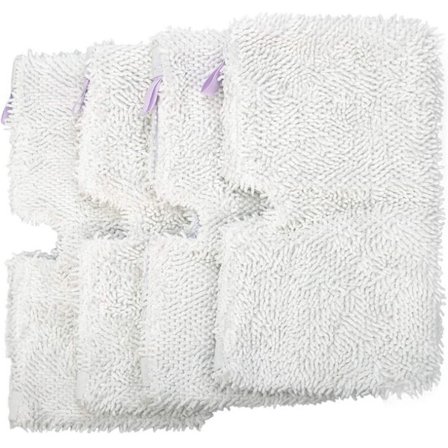4 Pakk udskiftelige Vaskbare Mikrofiber Mop Puder Rengøringspuder til Shark Steam Pocket Mop S3500 Serie S3501 S3601 S3550