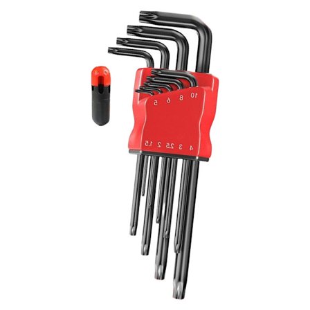 Kraftiga Allens Nycklar Torx Stjärnnyckel T Typ Huvudnyckel Dubbelände