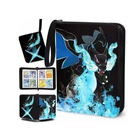 4-taskun korttikotelo 400-taskun Pokemo n -korttikotelo 50 irrotettavalla taskulla Vetoketjullinen korttikotelo korttialbumeille